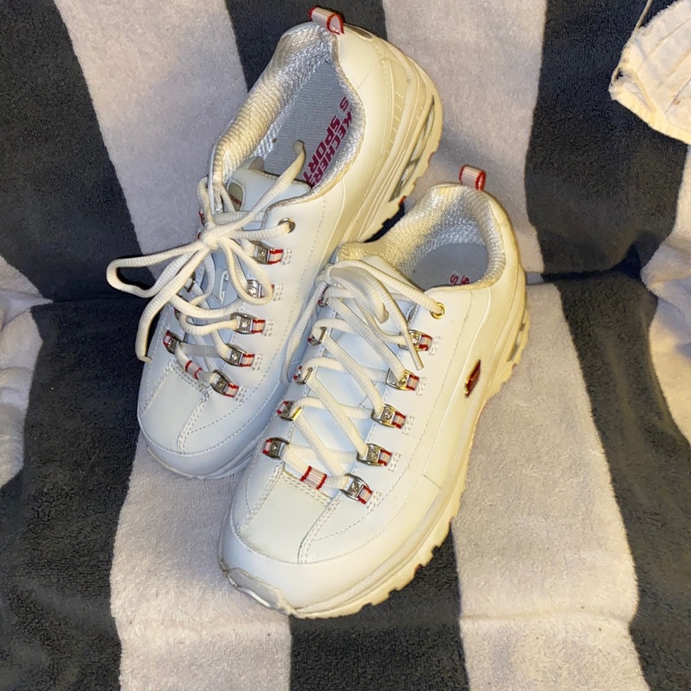 sketchers tennis athletic shoes exc sz 8 womens